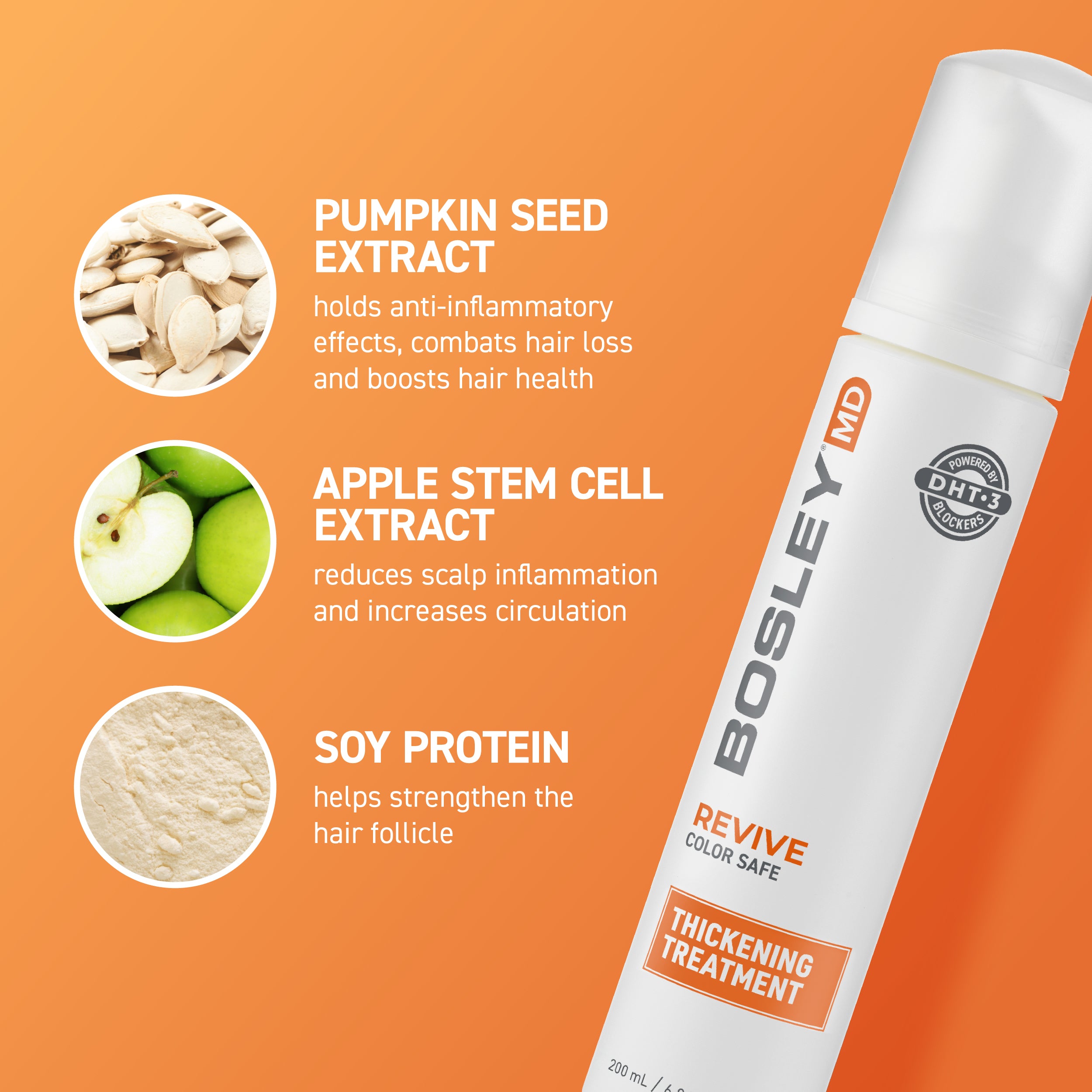 BosleyMD Revive Color Safe with ingredients.